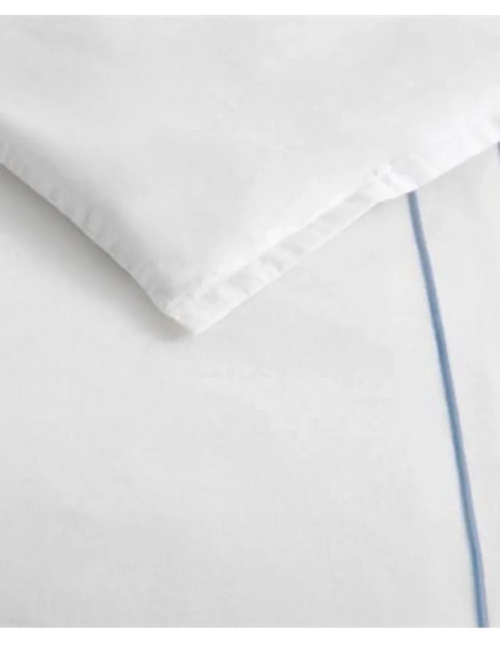 Nautica Alden Cotton-Rich White Duvet Cover Set Sz FULL/QUEEN NWT